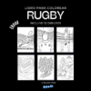 2 Libro para colorear: Rugby (Ebook)
